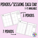 2025-2026 Customizable Weekly Printable Planner - DIGITAL DOWNLOAD
