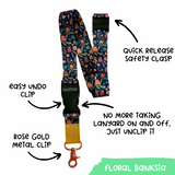 Floral Banksia Lanyard