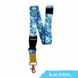 Blue Crystal Lanyard