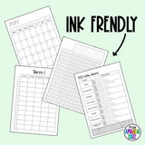 2025 Crystal Blue DAILY Printable Planner - DIGITAL DOWNLOAD