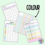 2025 Crystal Blue DAILY Printable Planner - DIGITAL DOWNLOAD