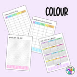2025-2026 Customizable Weekly Printable Planner - DIGITAL DOWNLOAD