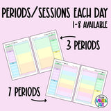 2025 Crystal Blue DAILY Printable Planner - DIGITAL DOWNLOAD