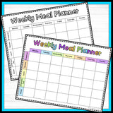 Weekly Meal Planner - DIGITAL DOWNLOAD
