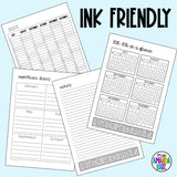2025-2026 Customizable Weekly Printable Planner - DIGITAL DOWNLOAD