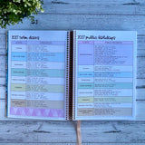 2027 Australian Teacher Planner showing school term dates and public holidays by state