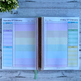 2027 Daily Australian Teacher Planner open to the full-colour day-to-a-page layout