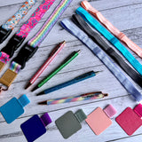 Teacher lanyards, pens, pen loops and planner elastics available in the 2027 Teacher Planner Ultimate Bundle
