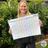2027 Yearly Printable Calendar | DIGITAL DOWNLOAD (A1, A2, A3 & A4)
