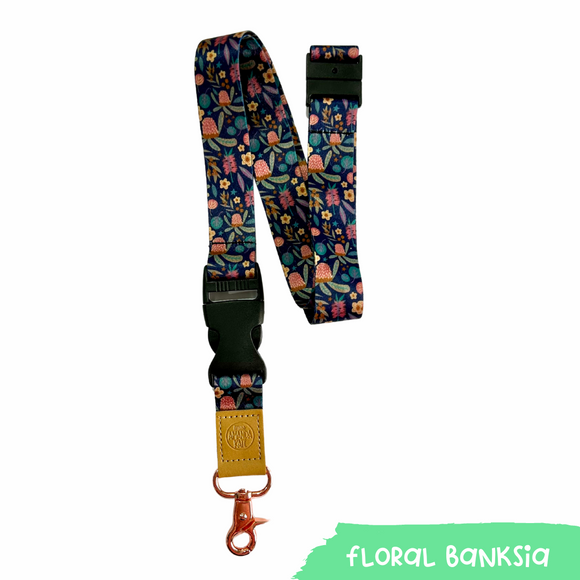 Floral Banksia Lanyard