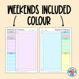 2026 DAILY Printable Planner - DIGITAL DOWNLOAD