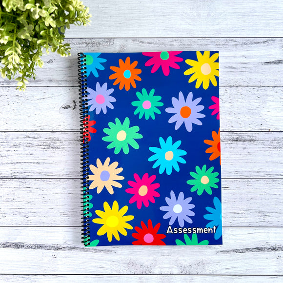 Spiral Assessment Book - Daisy Design