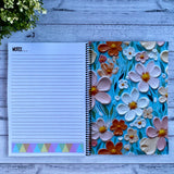 Teacher Assessment Book - Petals Design | Spiral Bound