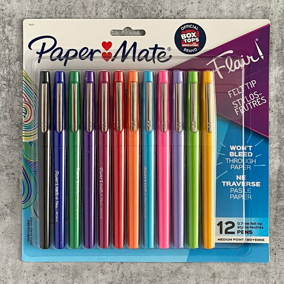 Papermate Flair Pens 12 Pack