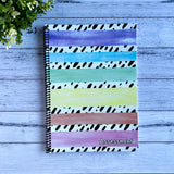 Teacher Assessment Book - Rainbow Stripes Design | Spiral Bound