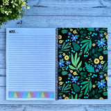 Teacher Assessment Book - Leaves and Blooms Design | Spiral Bound