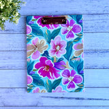 Miss Amanda Kate Petal Bloom Teacher Clipboard Folder with rose gold clipboard clip