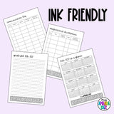 2025-2026 Customizable Weekly Printable Planner - DIGITAL DOWNLOAD