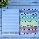 Teacher Assessment Book - Rainbow Stripes Design | Spiral Bound